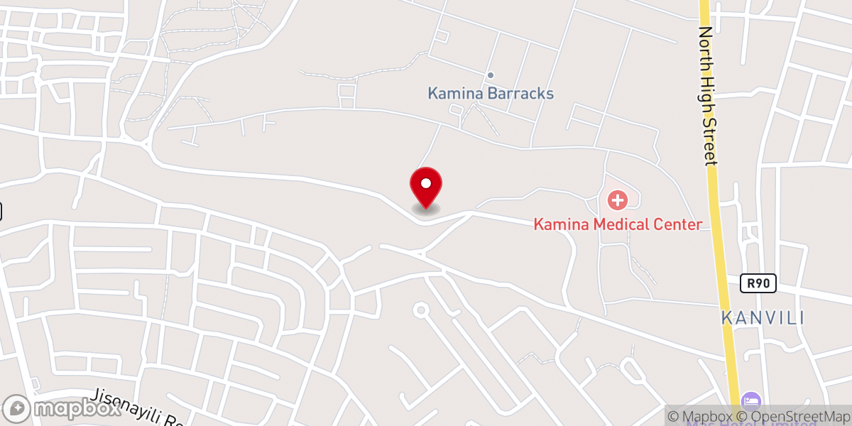 Map showing location of Kamina Barracks Seventh-Day Adventist Church