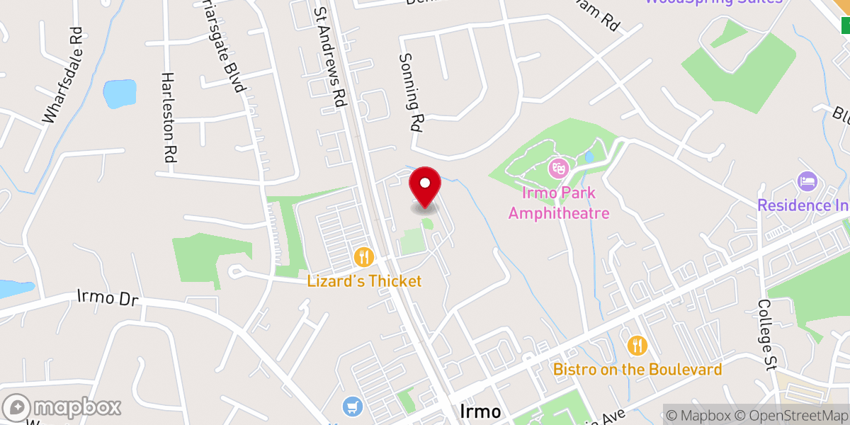 Map showing location of Union United Methodist Church