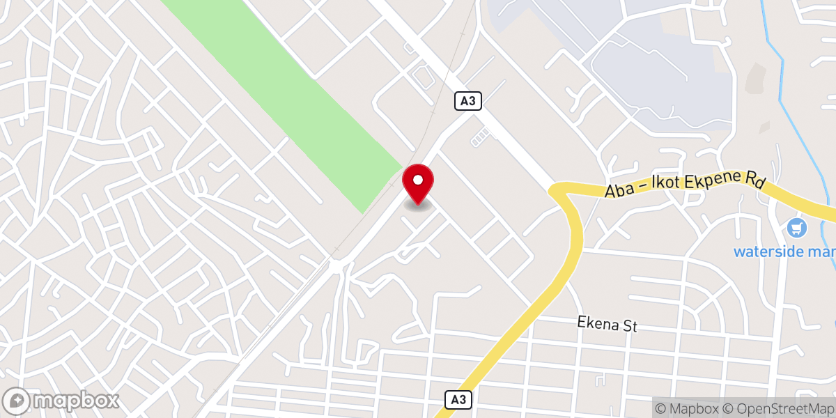 Map showing location of Christain Pentecostal Ministry