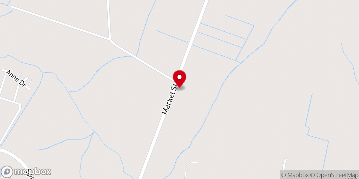 Map showing location of Ware's Chapel United Methodist
