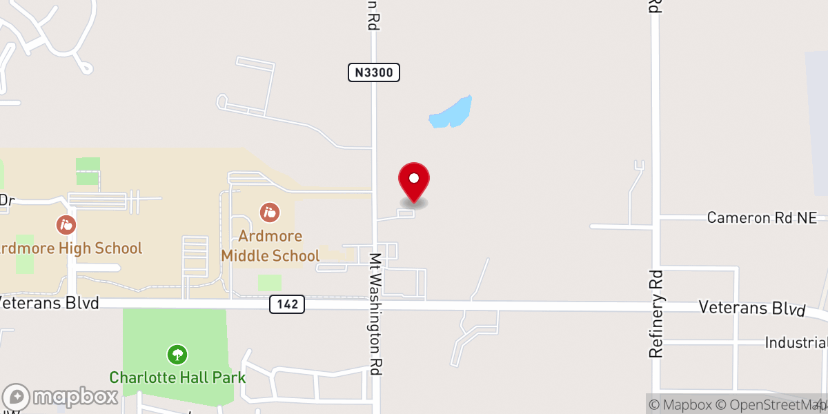 Map showing location of Grace Baptist Temple