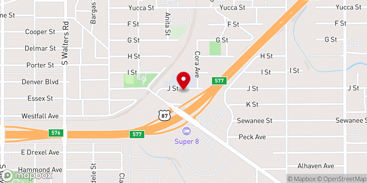 Map showing location of Prayer House