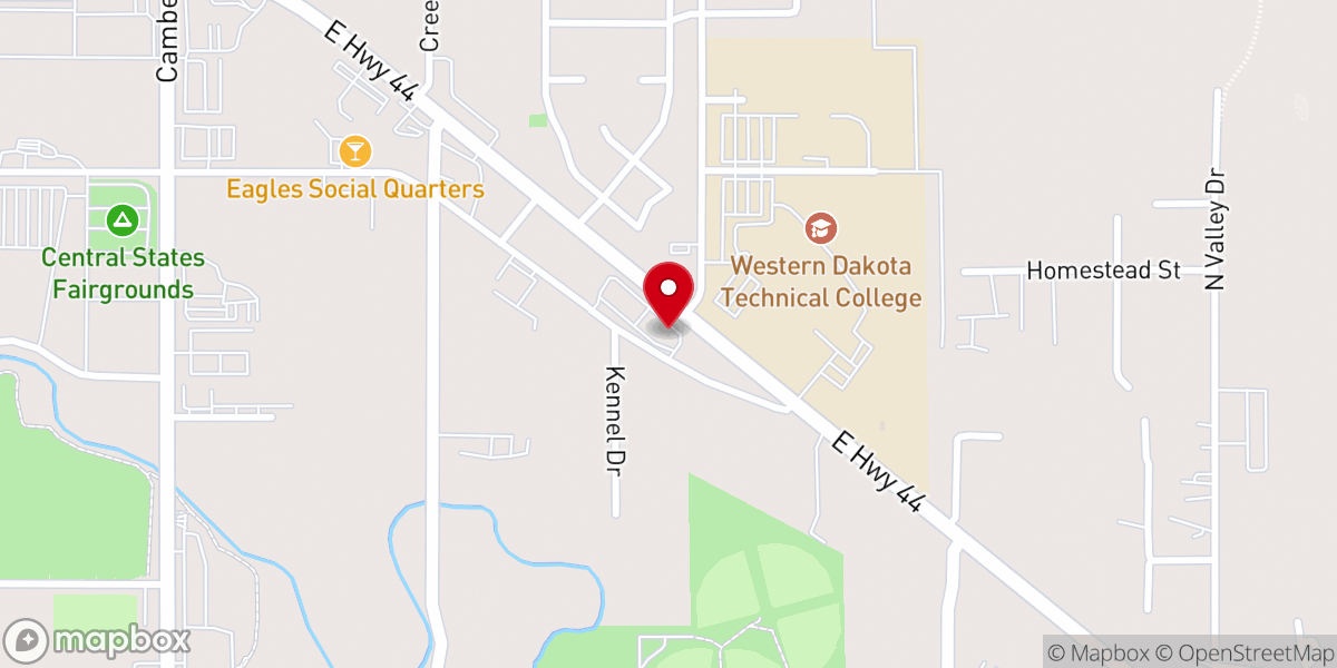 Map showing location of Battle Creek Church of Christ