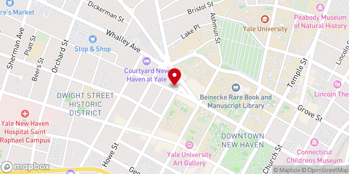 Map showing location of Christ Church