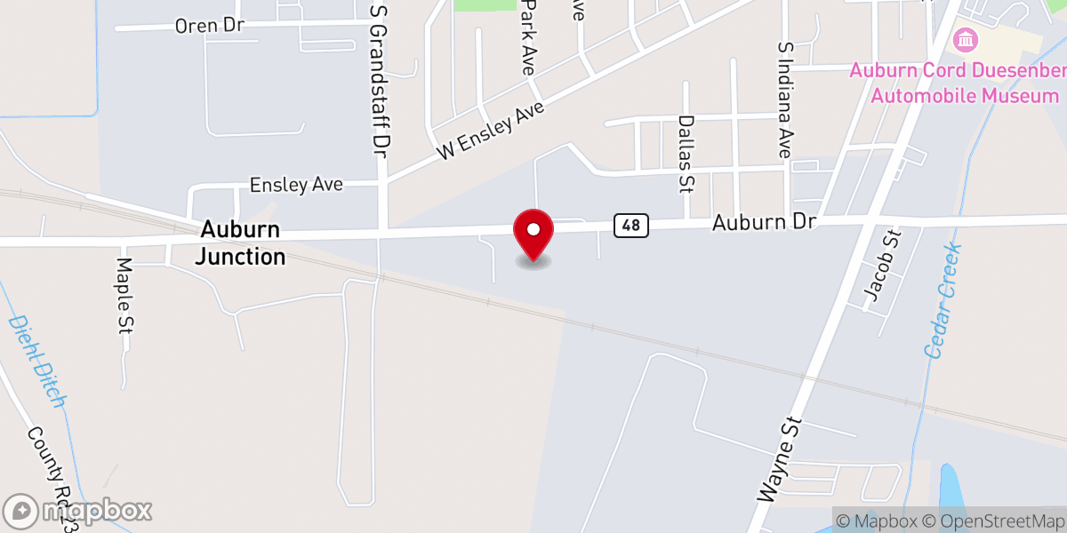 Map showing location of Keystone Community Church
