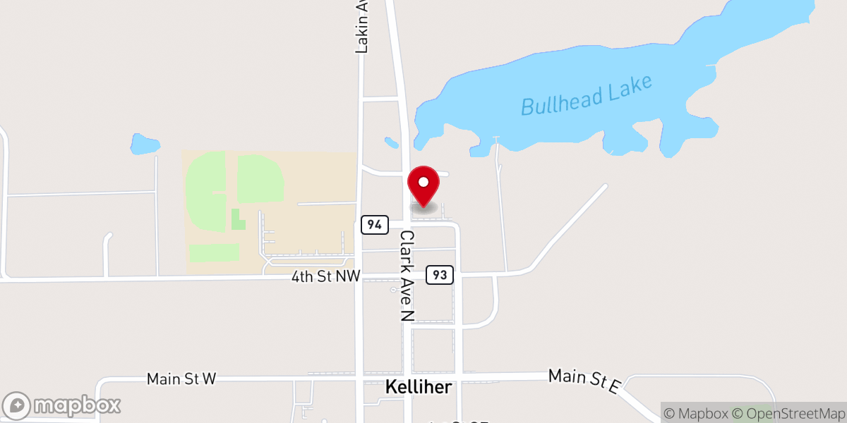 Map showing location of St Patrick's Catholic Church