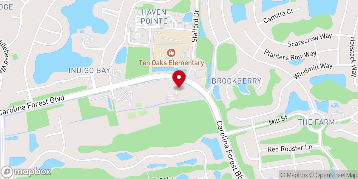 Map showing location of Celebration Presbyterian
