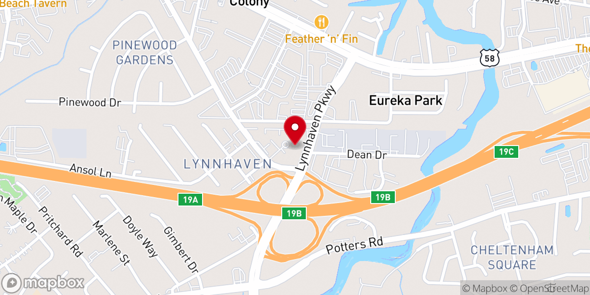 Map showing location of Redeemer Presbyterian Church