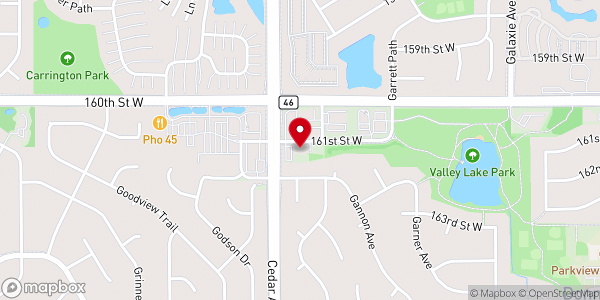 Map showing location of South Twin Cities Church of Christ