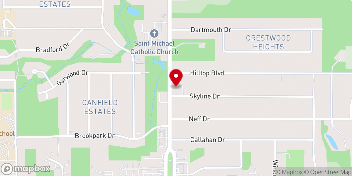 Map showing location of Touch Heaven Community Church