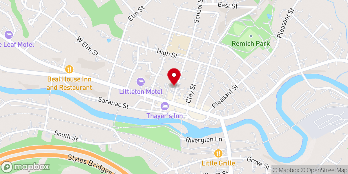 Map showing location of All Saints Episcopal Church