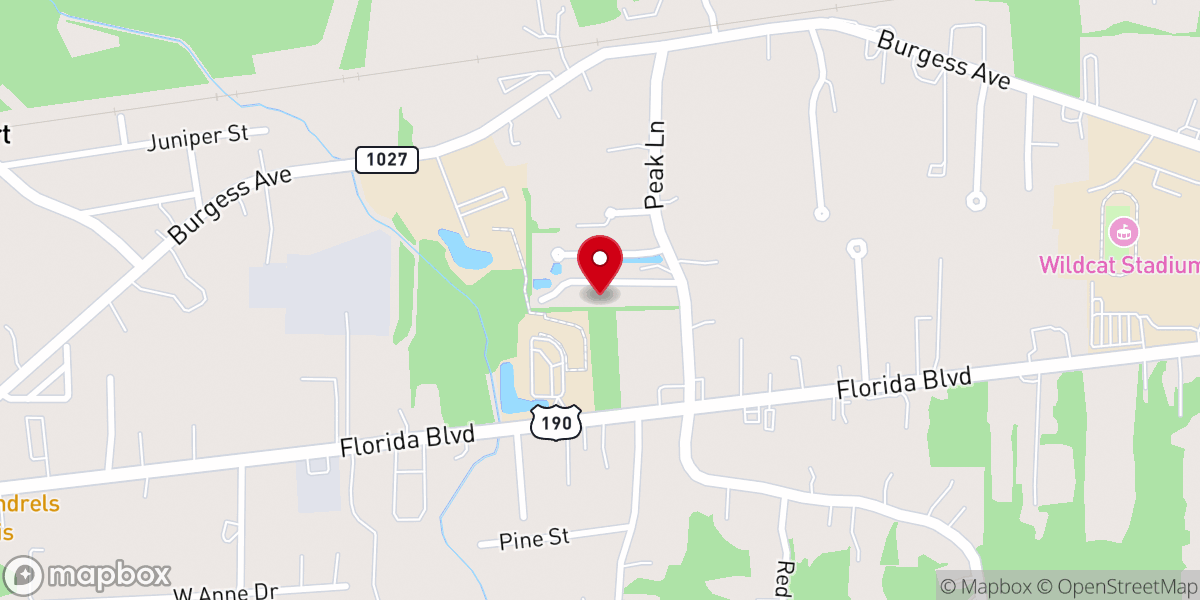 Map showing location of Gulf South Notary Associates
