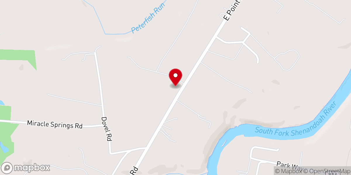 Map showing location of Massanutten United Methodist