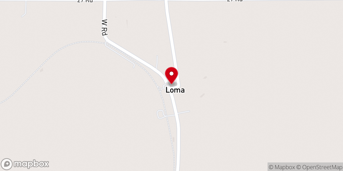 Map showing location of St Luke Catholic Church, Loma