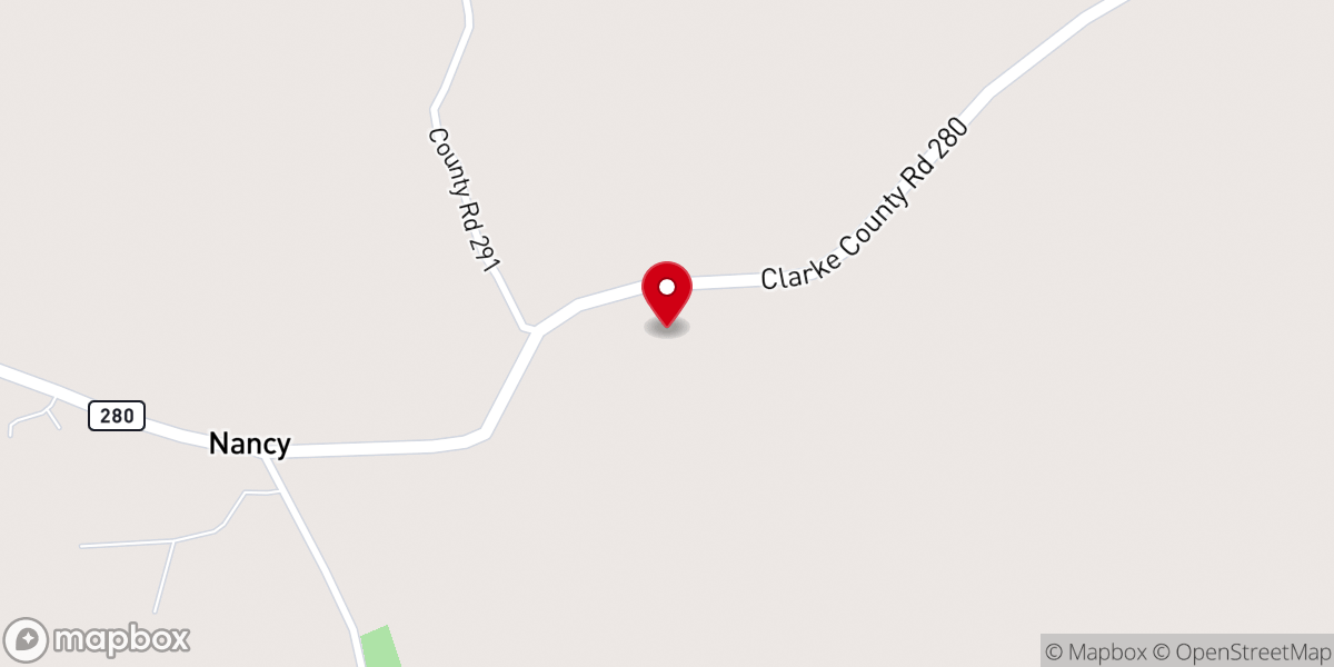Map showing location of Knight Valley Church