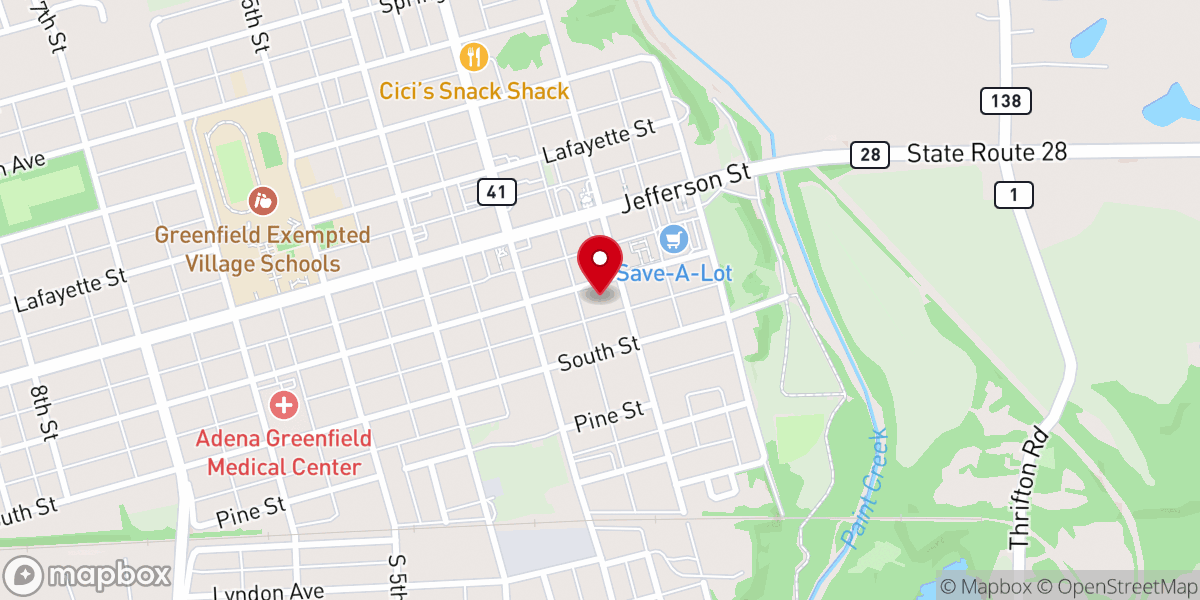 Map showing location of St Vincent De Paul Society