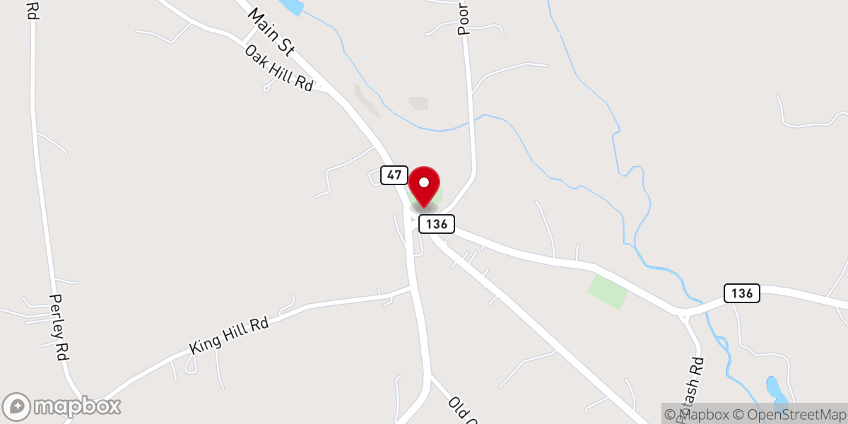 Map showing location of Old Meeting House-Francestown