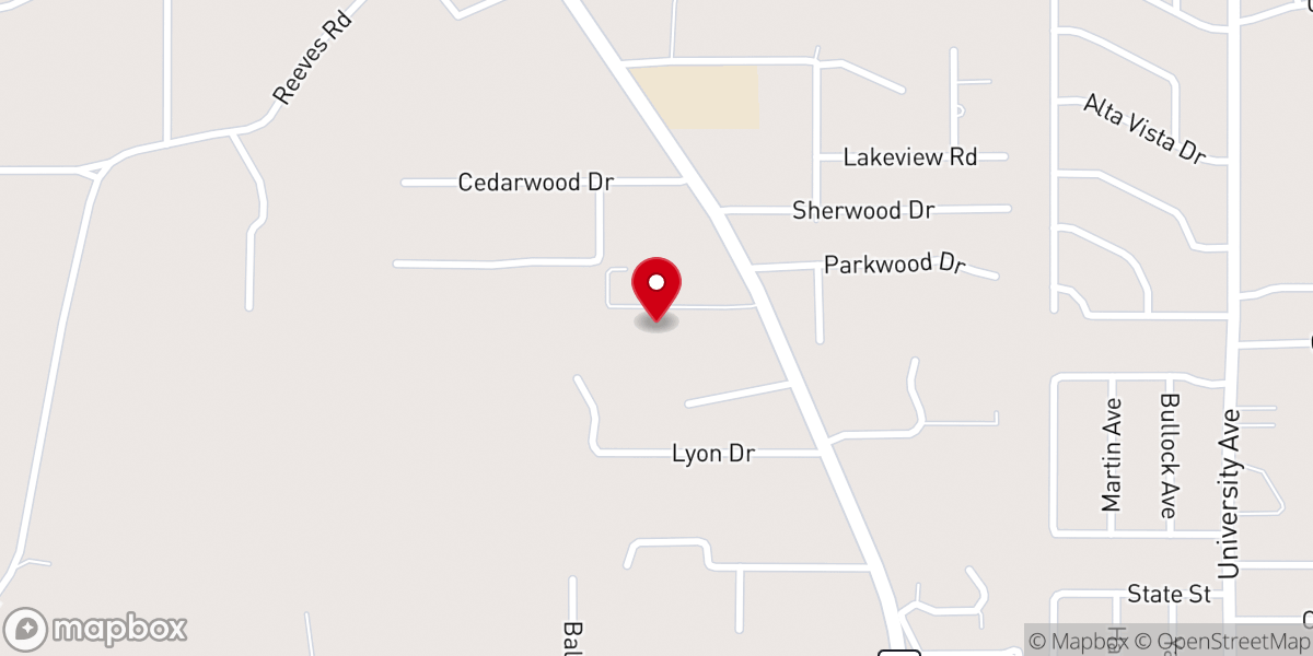 Map showing location of North Laurel Church