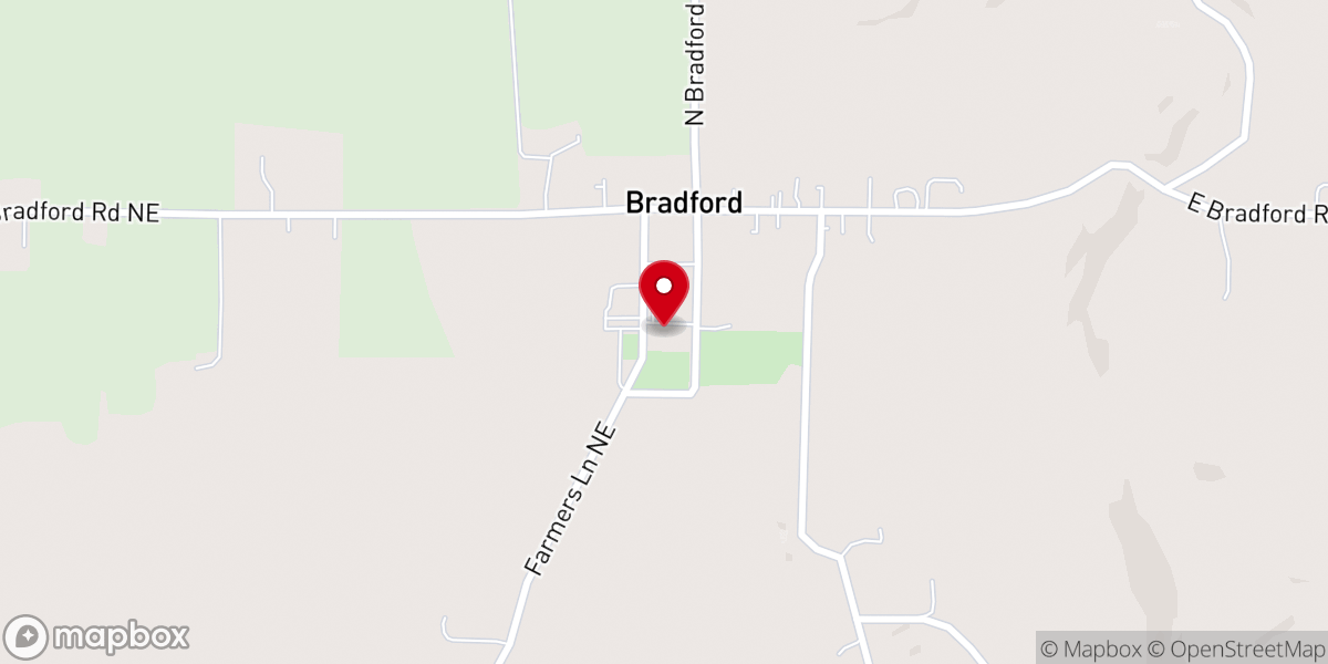 Map showing location of St. Michael Catholic Church