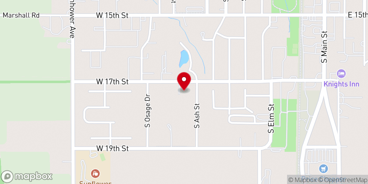 Map showing location of Ottawa Community Church