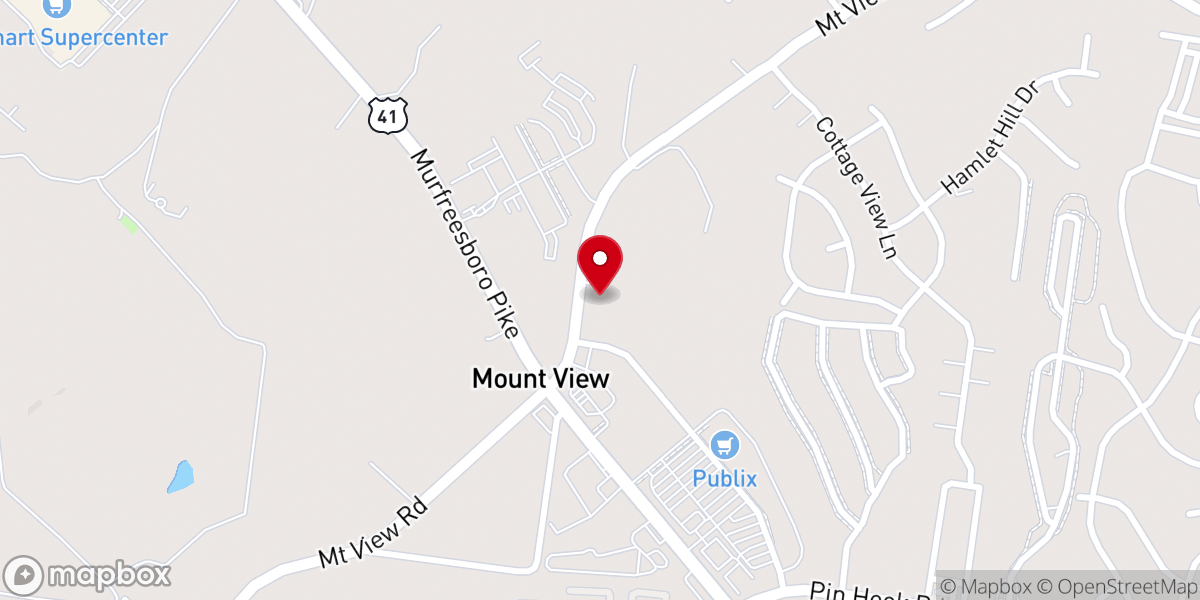 Map showing location of Anglican Church of the Epiphany, Antioch TN