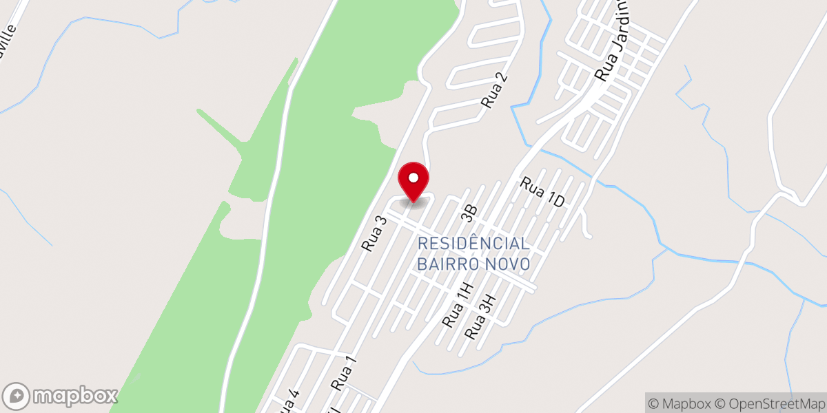 Map showing location of Comunidade Santa Dulce dos Pobres Porto Velho - Área Missionária