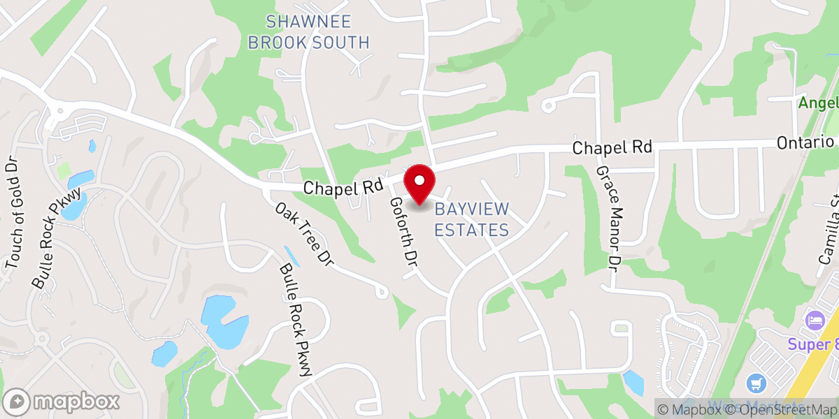 Map showing location of Voice of Truth Center