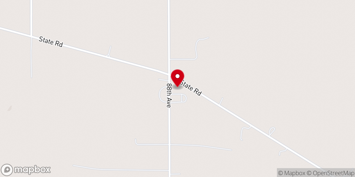 Map showing location of St Michael's Catholic Church