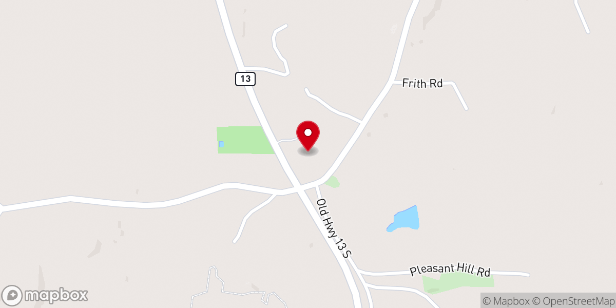 Map showing location of Strong Tower Worship Center
