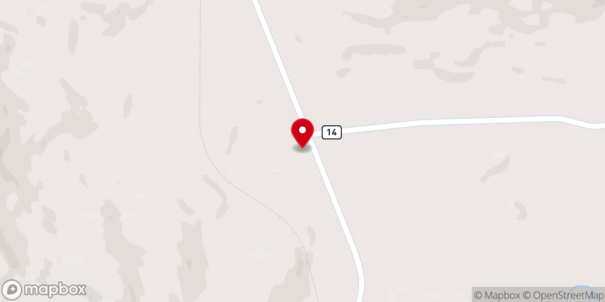 Map showing location of South Routt Bible Church