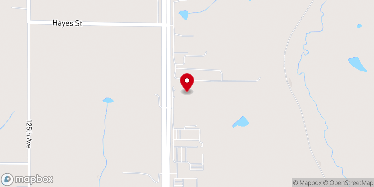 Map showing location of Indianola Freedom Fellowship Church