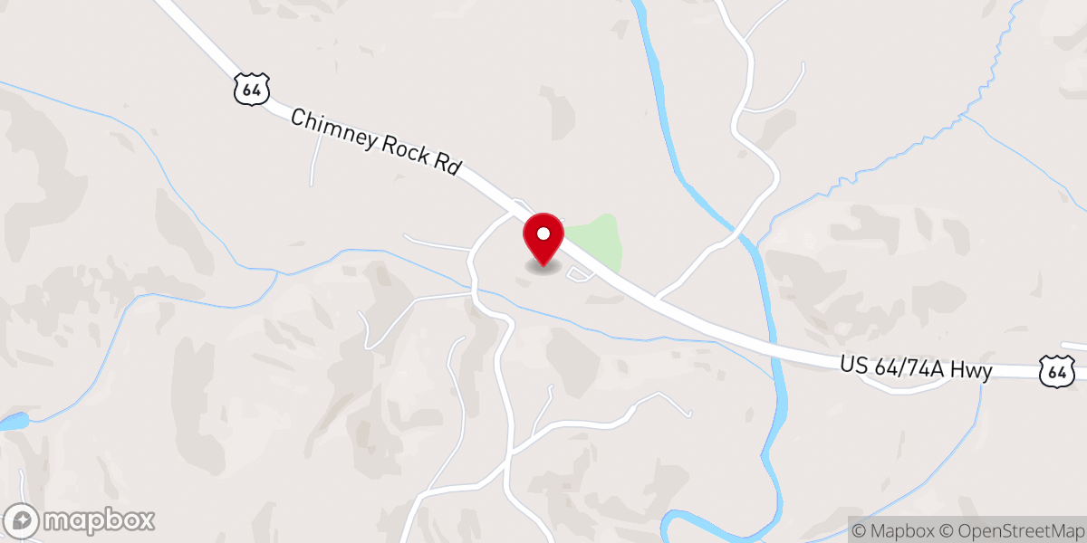 Map showing location of Green Hill Baptist Church