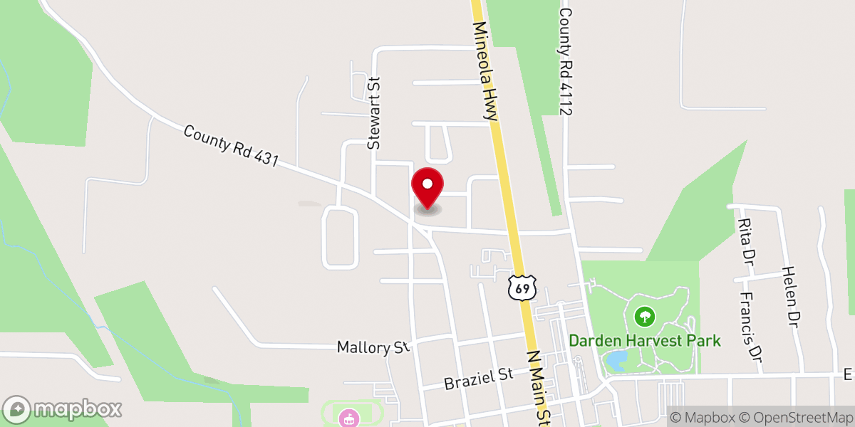 Map showing location of The Journey Center