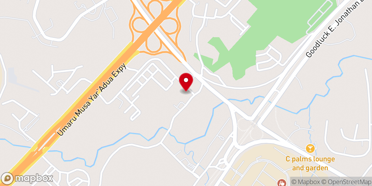 Map showing location of RCCG, Bethel Christian Center