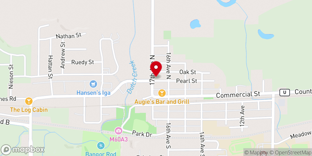 Map showing location of First Presbyterian Church United