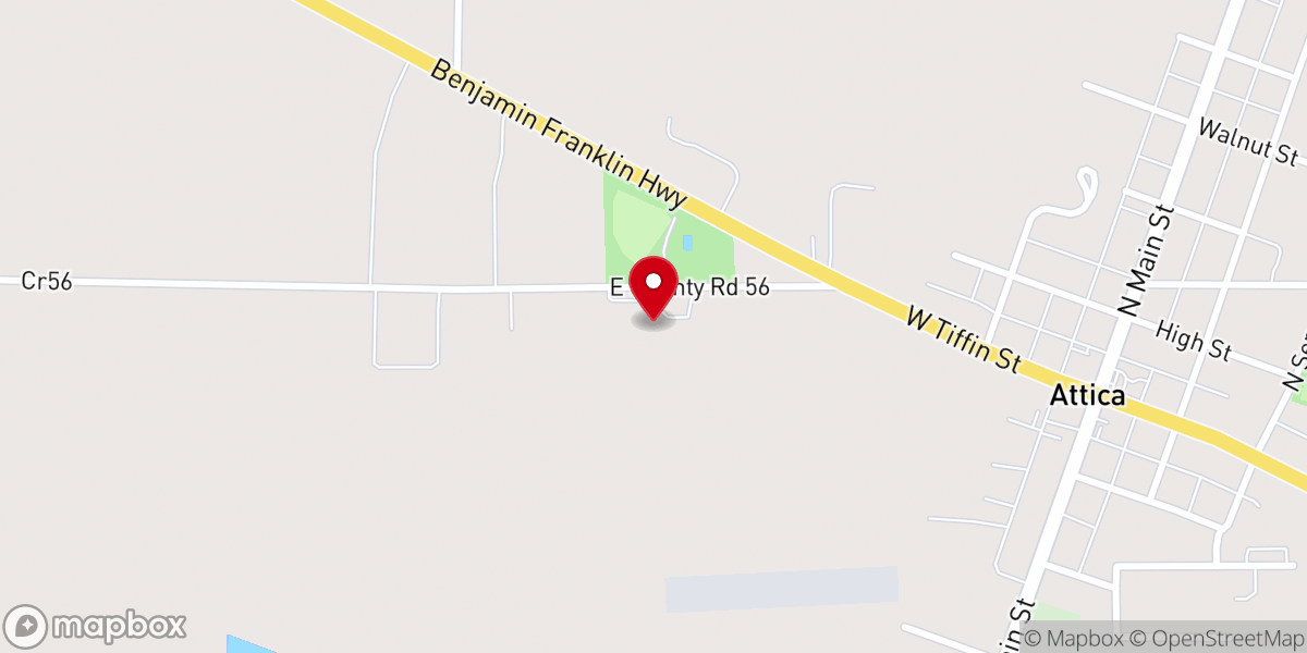 Map showing location of Our Lady of Hope Catholic Church