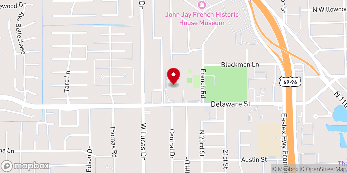 Map showing location of Saint Stephen's Episcopal Church