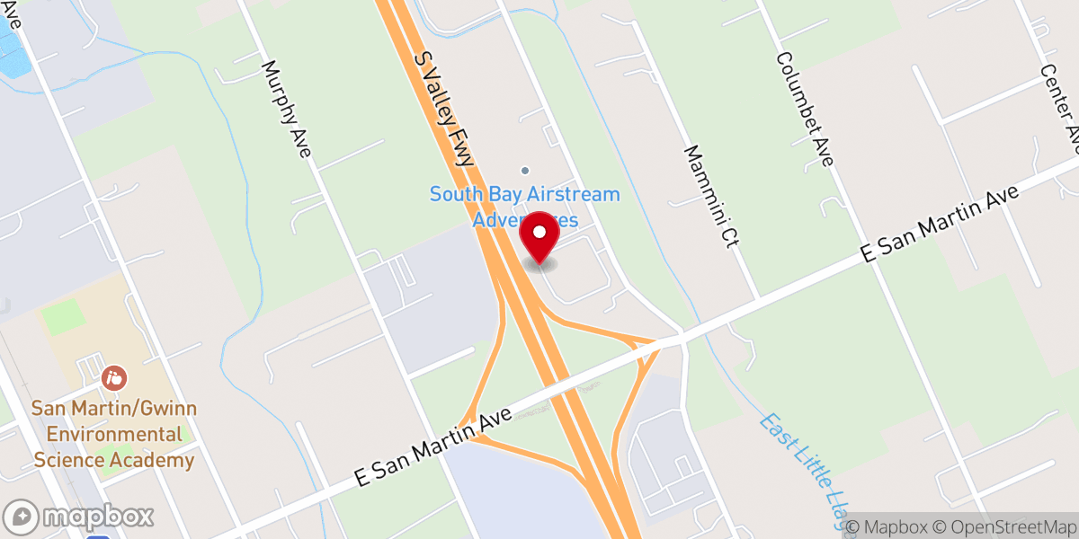 Map showing location of Gathering San Jose