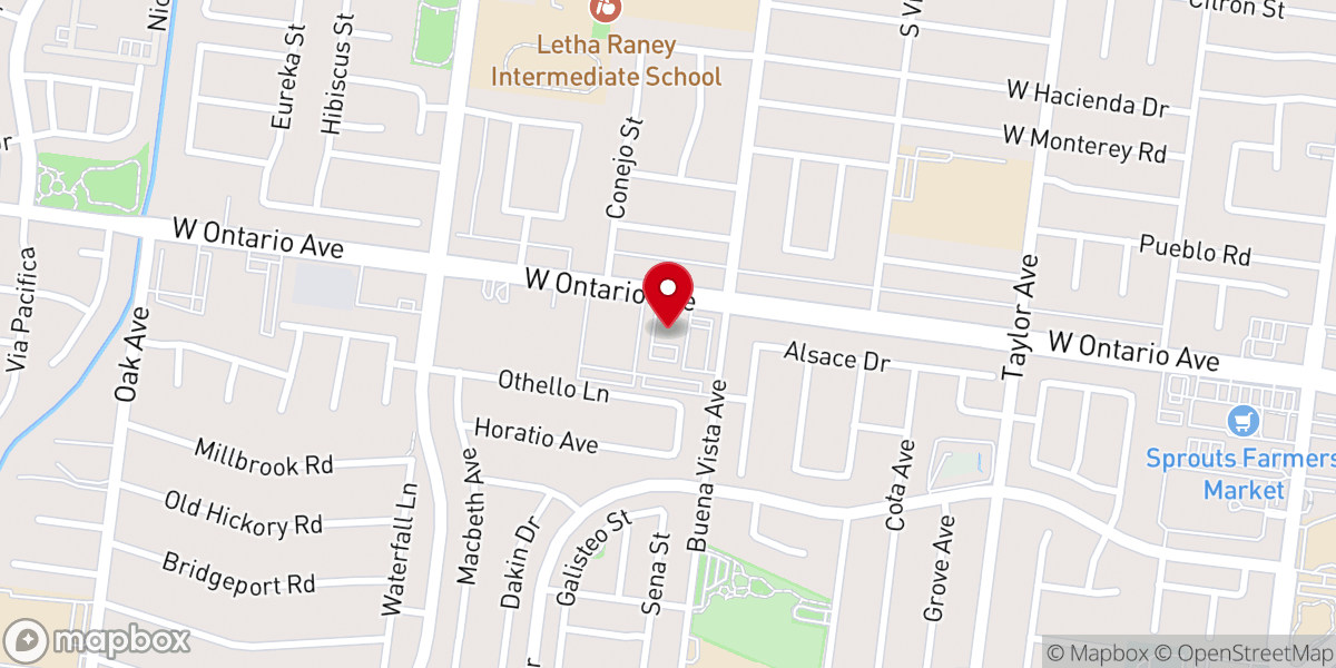 Map showing location of Breakthrough Church
