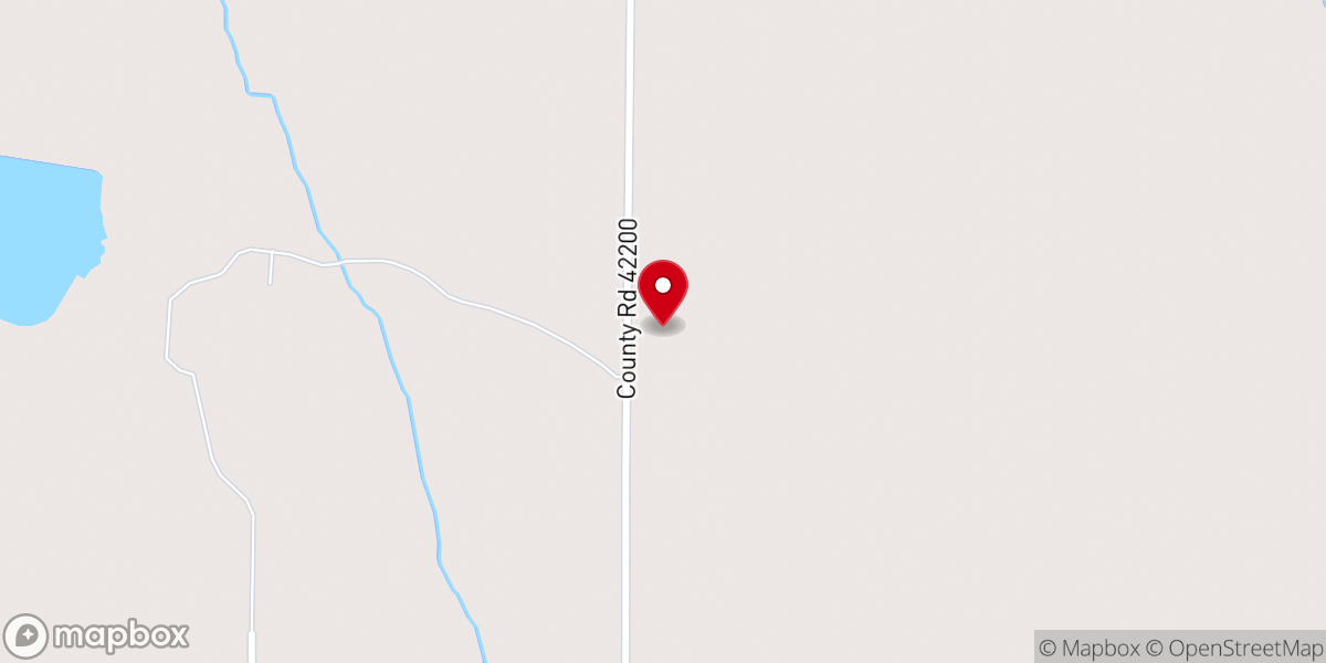 Map showing location of Prairie Ridge Church