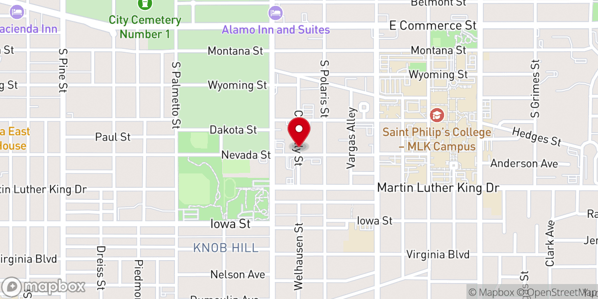 Map showing location of Redeemers Praise Church