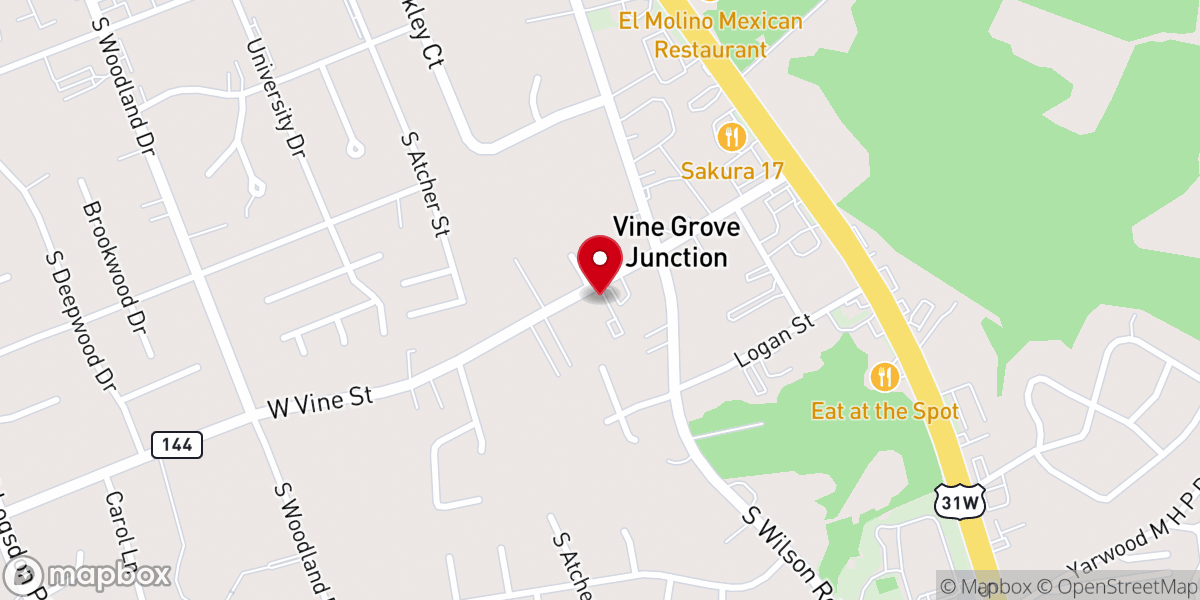 Map showing location of theCrossroads, UPC
