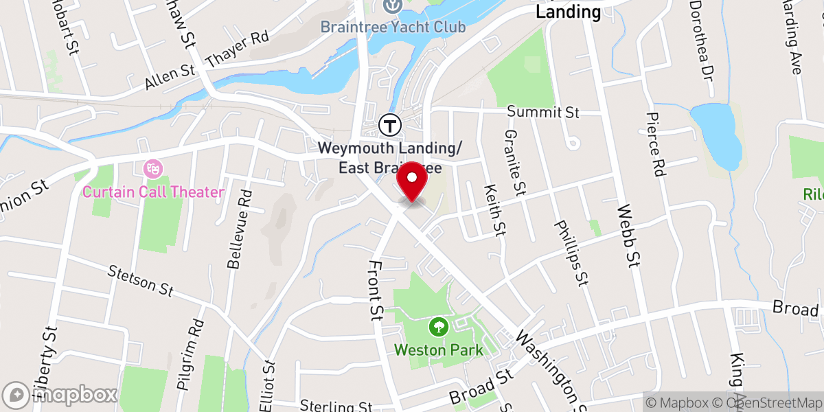 Map showing location of Our Lady Queen of Peace office