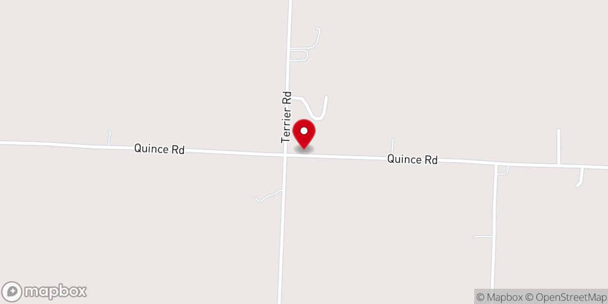 Map showing location of Jones Chapel Free Will Baptist