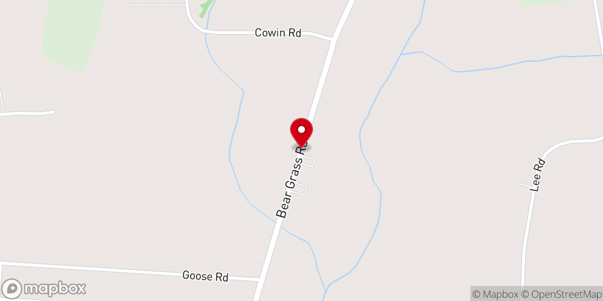 Map showing location of Rehoboth Pentecostal Holiness