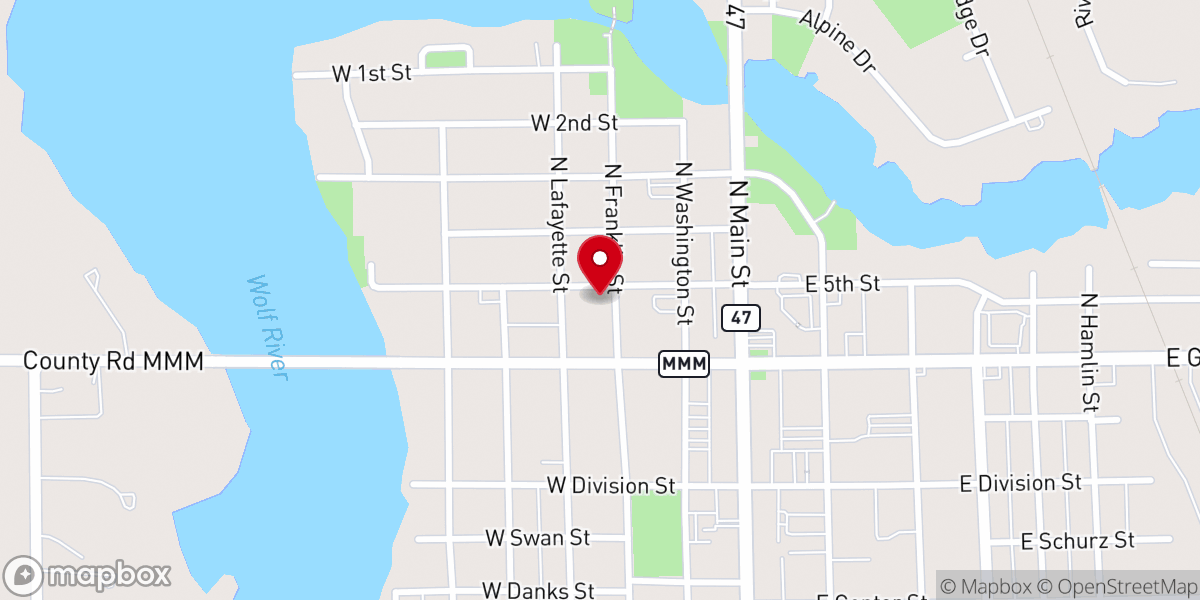 Map showing location of River Valley Church