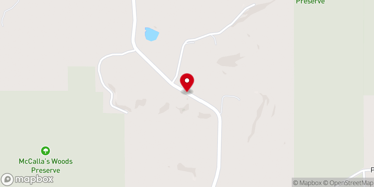 Map showing location of Stouts Chapel