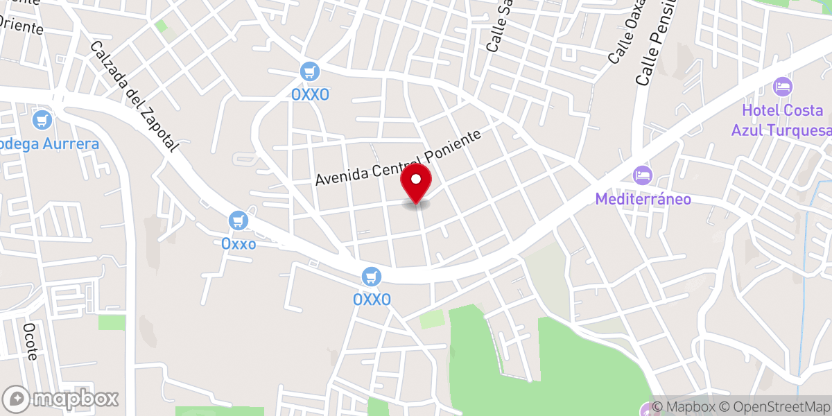 Map showing location of Parroquia Inmaculada Concepción