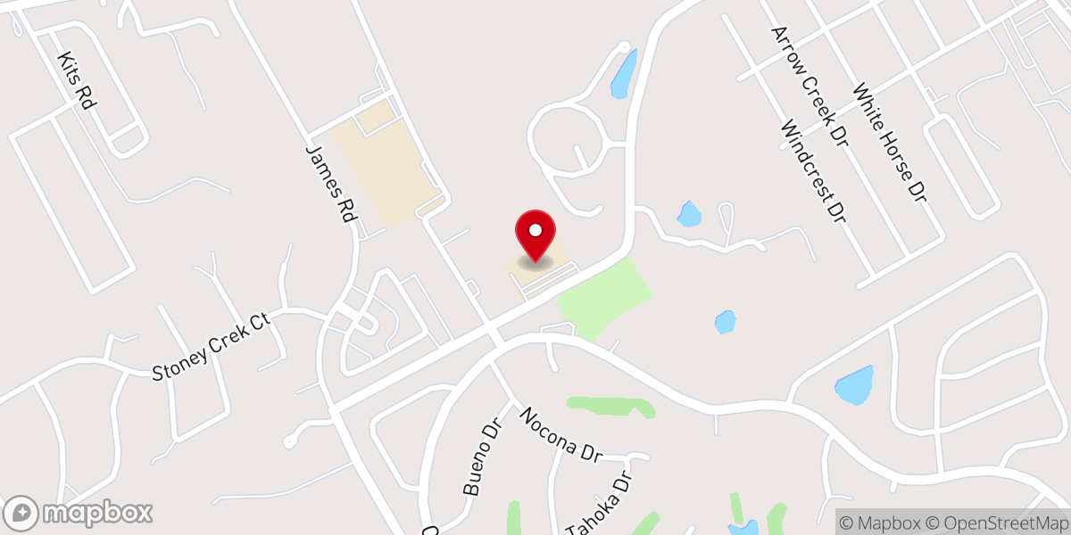 Map showing location of Granbury Chapel Bible Church