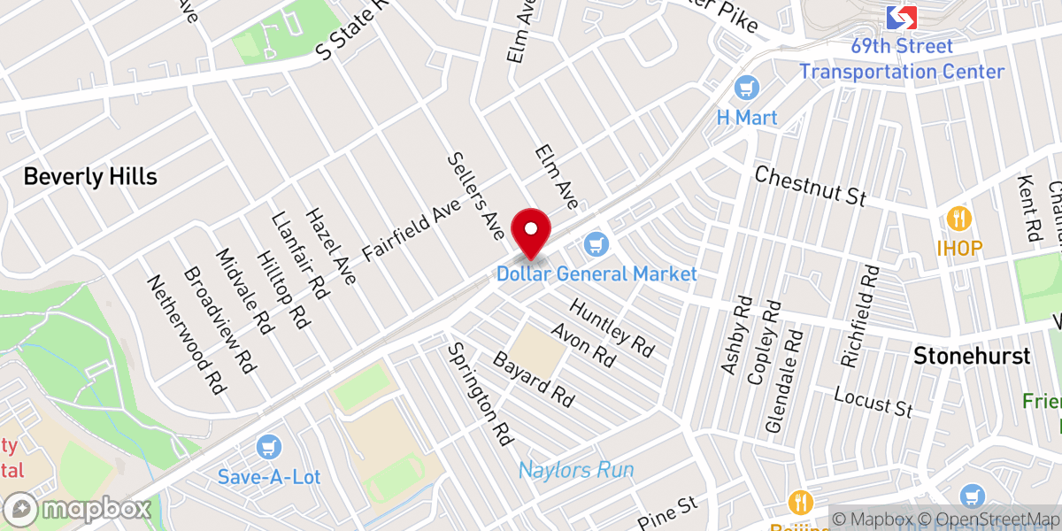 Map showing location of Free in Christ Baptist Ministries Inc